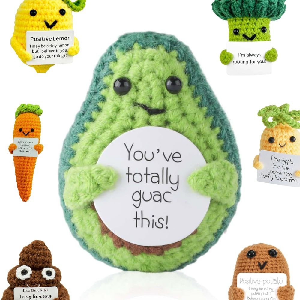 Handmade crocheted character toy, colorful plush design perfect for comforting and playful experiences. 0